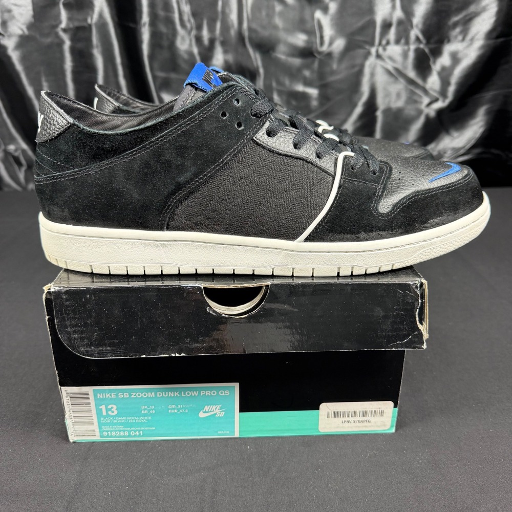 Nike SB Zoom Dunk Low Pro QS Soulland FRI.day Black Blue 918288-041 Mens 13